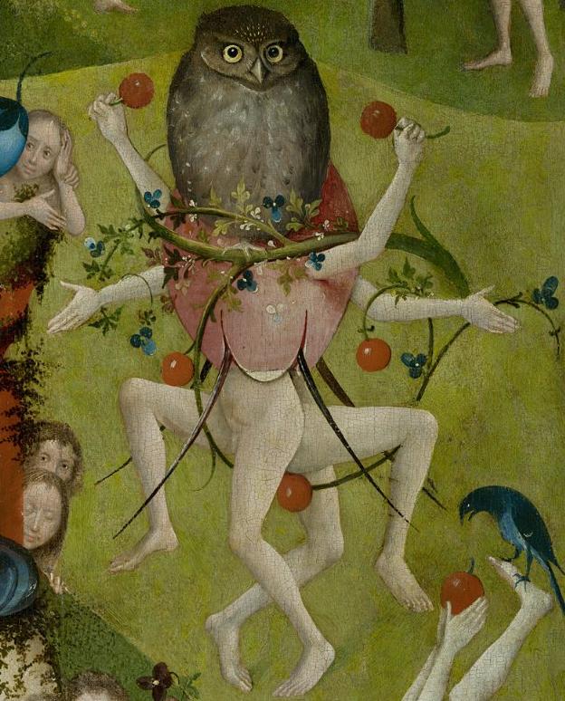 Hieronymus Bosch, dettaglio dal Trittico del Giardino delle delizie